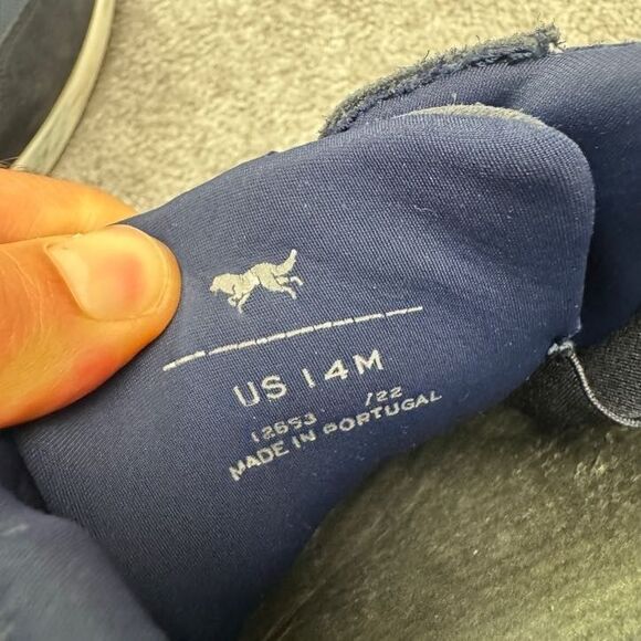 Wolf & Sheperd Crossover Longwing Suede Sneaker Shoes Mens 14M Navy Blue Casual - Picture 16 of 16